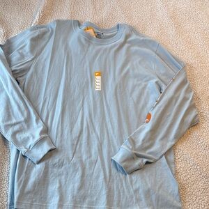 Carhartt Men's Light Blue Long Sleeve Tee